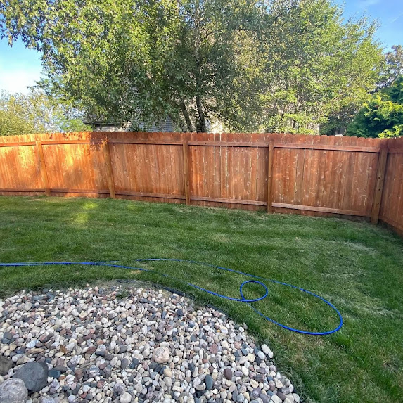 Fence Staining in Oregon, WI
